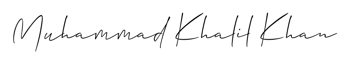 It looks like you need a new signature style for name Muhammad Khalil Khan. Design unique handwritten (Allison_Script) signature with our free signature maker in just a few clicks. Muhammad Khalil Khan signature style 2 images and pictures png