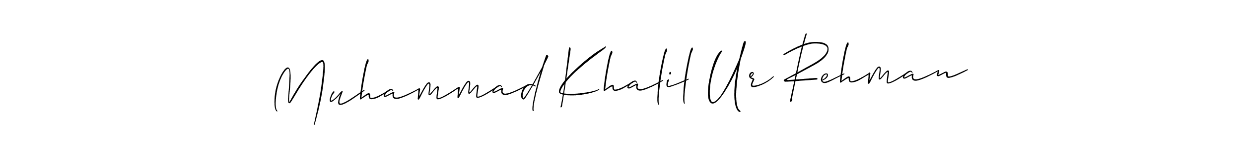 How to Draw Muhammad Khalil Ur Rehman signature style? Allison_Script is a latest design signature styles for name Muhammad Khalil Ur Rehman. Muhammad Khalil Ur Rehman signature style 2 images and pictures png