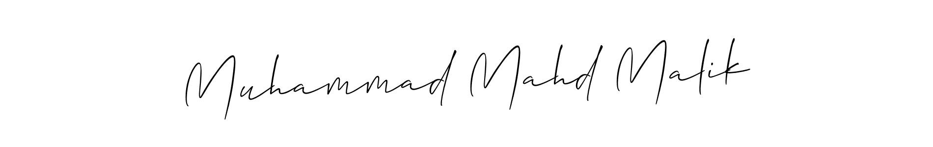 How to Draw Muhammad Mahd Malik signature style? Allison_Script is a latest design signature styles for name Muhammad Mahd Malik. Muhammad Mahd Malik signature style 2 images and pictures png