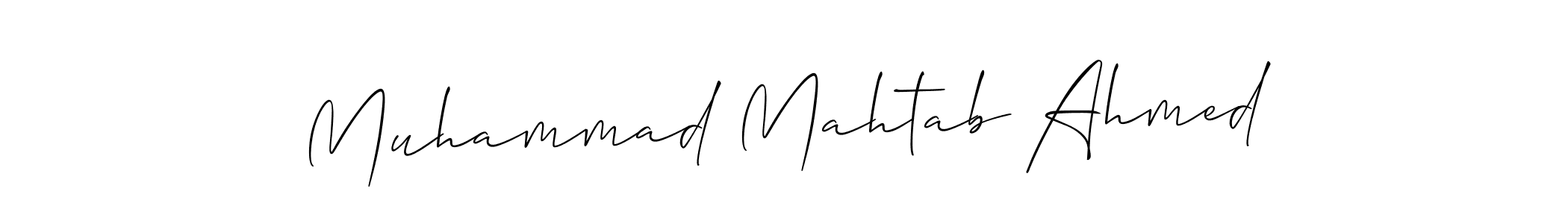 How to Draw Muhammad Mahtab Ahmed signature style? Allison_Script is a latest design signature styles for name Muhammad Mahtab Ahmed. Muhammad Mahtab Ahmed signature style 2 images and pictures png