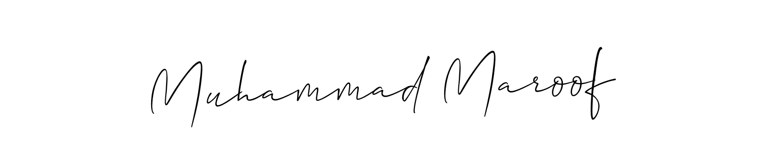 How to Draw Muhammad Maroof signature style? Allison_Script is a latest design signature styles for name Muhammad Maroof. Muhammad Maroof signature style 2 images and pictures png