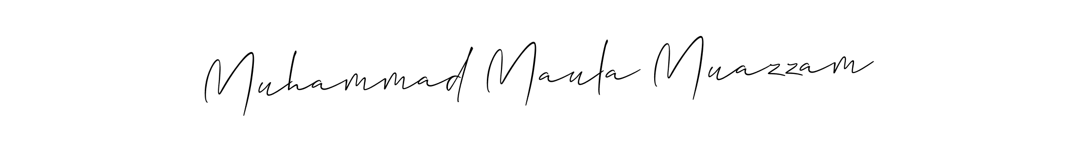 This is the best signature style for the Muhammad Maula Muazzam name. Also you like these signature font (Allison_Script). Mix name signature. Muhammad Maula Muazzam signature style 2 images and pictures png