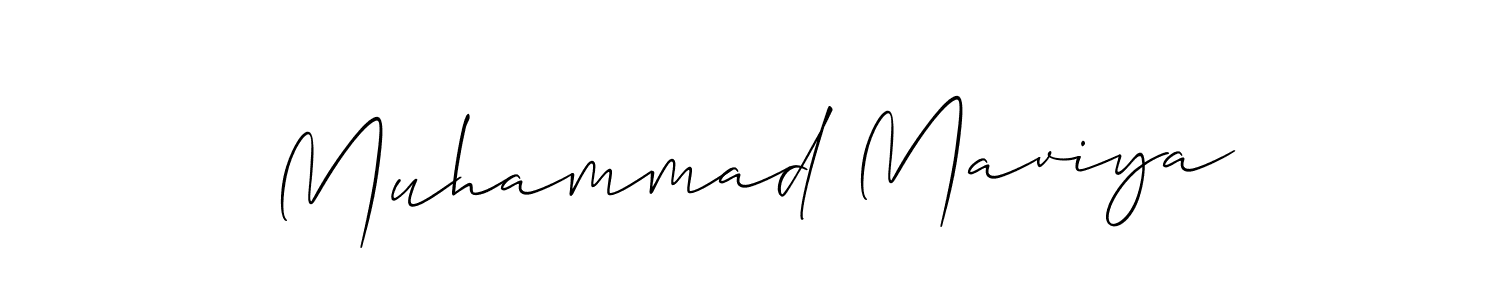 Make a beautiful signature design for name Muhammad Maviya. Use this online signature maker to create a handwritten signature for free. Muhammad Maviya signature style 2 images and pictures png