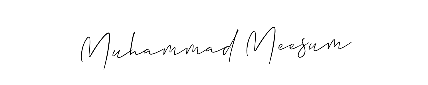How to Draw Muhammad Meesum signature style? Allison_Script is a latest design signature styles for name Muhammad Meesum. Muhammad Meesum signature style 2 images and pictures png