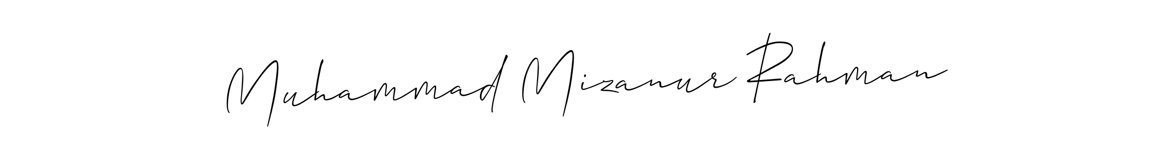 Make a beautiful signature design for name Muhammad Mizanur Rahman. With this signature (Allison_Script) style, you can create a handwritten signature for free. Muhammad Mizanur Rahman signature style 2 images and pictures png