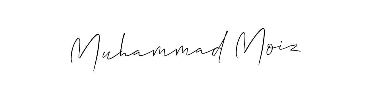 Make a short Muhammad Moiz signature style. Manage your documents anywhere anytime using Allison_Script. Create and add eSignatures, submit forms, share and send files easily. Muhammad Moiz signature style 2 images and pictures png