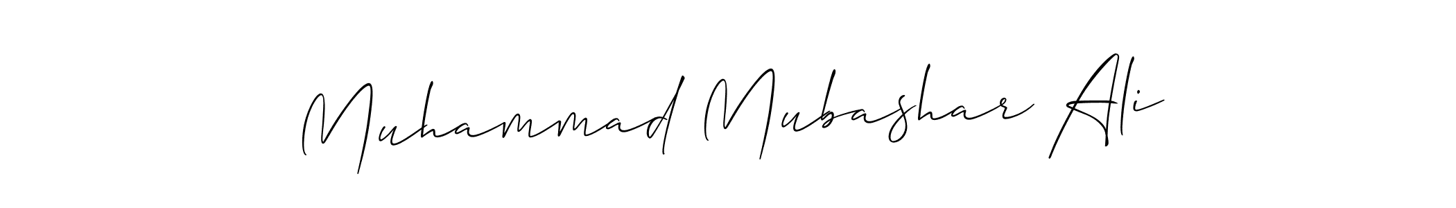 This is the best signature style for the Muhammad Mubashar Ali name. Also you like these signature font (Allison_Script). Mix name signature. Muhammad Mubashar Ali signature style 2 images and pictures png