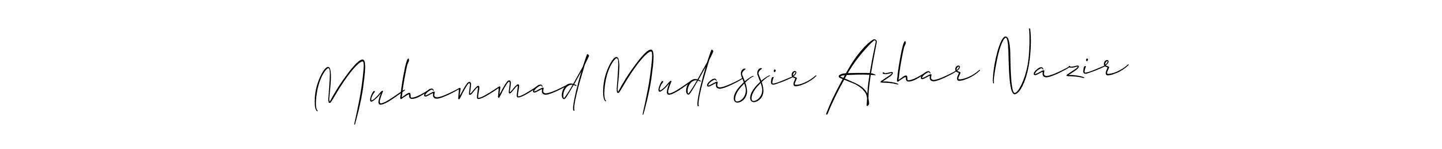 Best and Professional Signature Style for Muhammad Mudassir Azhar Nazir. Allison_Script Best Signature Style Collection. Muhammad Mudassir Azhar Nazir signature style 2 images and pictures png