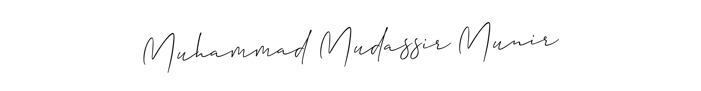 Similarly Allison_Script is the best handwritten signature design. Signature creator online .You can use it as an online autograph creator for name Muhammad Mudassir Munir. Muhammad Mudassir Munir signature style 2 images and pictures png