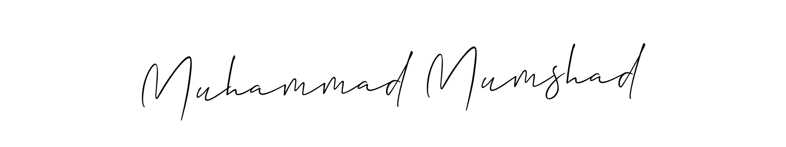 Once you've used our free online signature maker to create your best signature Allison_Script style, it's time to enjoy all of the benefits that Muhammad Mumshad name signing documents. Muhammad Mumshad signature style 2 images and pictures png