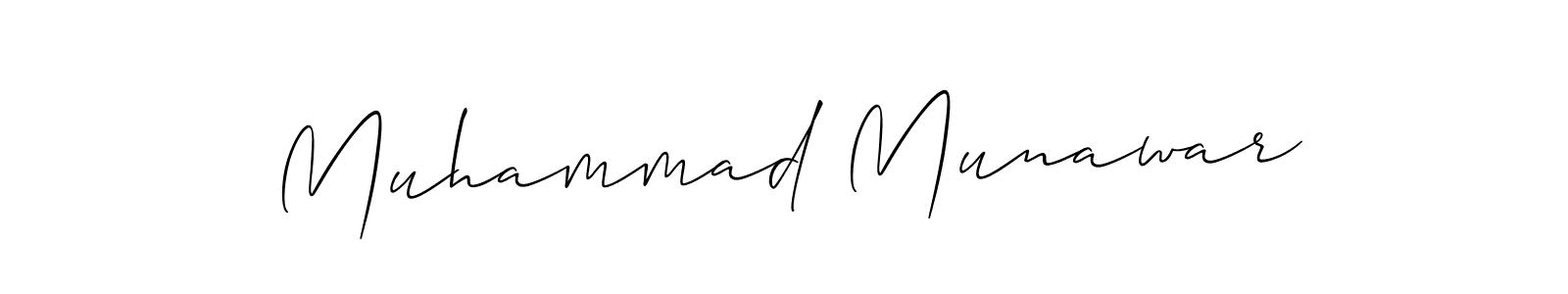 Also You can easily find your signature by using the search form. We will create Muhammad Munawar name handwritten signature images for you free of cost using Allison_Script sign style. Muhammad Munawar signature style 2 images and pictures png