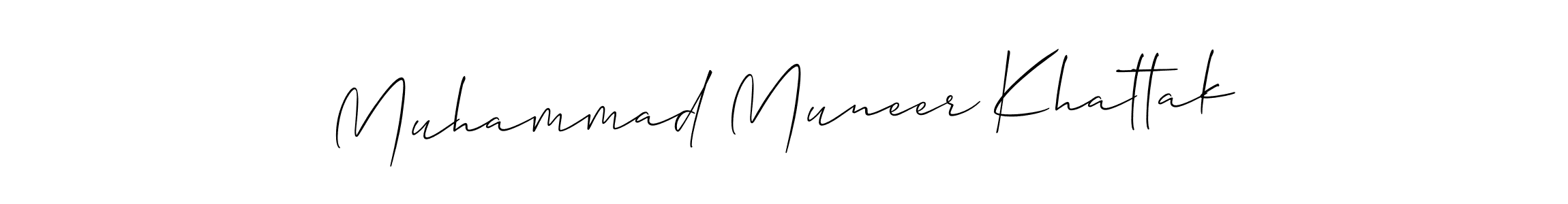 How to Draw Muhammad Muneer Khattak signature style? Allison_Script is a latest design signature styles for name Muhammad Muneer Khattak. Muhammad Muneer Khattak signature style 2 images and pictures png