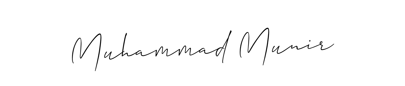 if you are searching for the best signature style for your name Muhammad Munir. so please give up your signature search. here we have designed multiple signature styles  using Allison_Script. Muhammad Munir signature style 2 images and pictures png