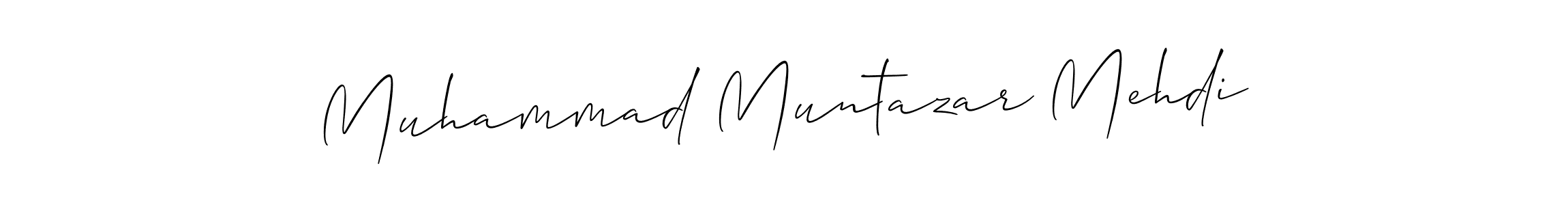 How to Draw Muhammad Muntazar Mehdi signature style? Allison_Script is a latest design signature styles for name Muhammad Muntazar Mehdi. Muhammad Muntazar Mehdi signature style 2 images and pictures png