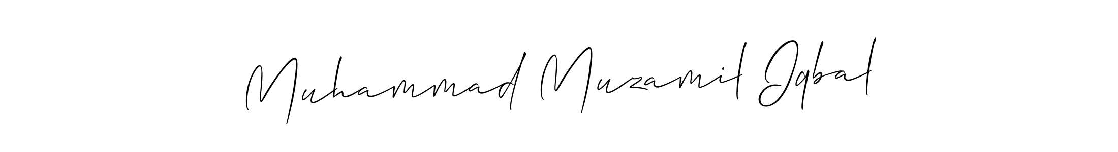 Make a beautiful signature design for name Muhammad Muzamil Iqbal. Use this online signature maker to create a handwritten signature for free. Muhammad Muzamil Iqbal signature style 2 images and pictures png