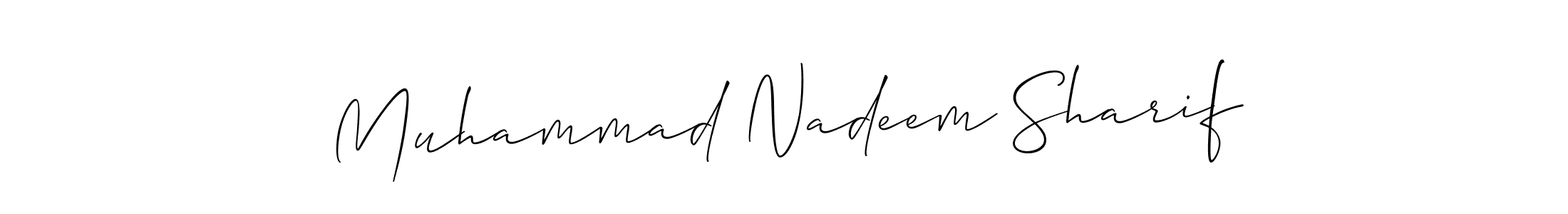 Once you've used our free online signature maker to create your best signature Allison_Script style, it's time to enjoy all of the benefits that Muhammad Nadeem Sharif name signing documents. Muhammad Nadeem Sharif signature style 2 images and pictures png