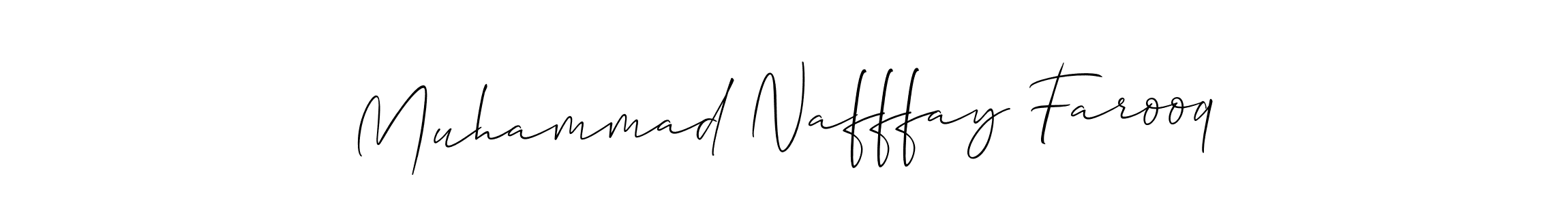 How to Draw Muhammad Nafffay Farooq signature style? Allison_Script is a latest design signature styles for name Muhammad Nafffay Farooq. Muhammad Nafffay Farooq signature style 2 images and pictures png