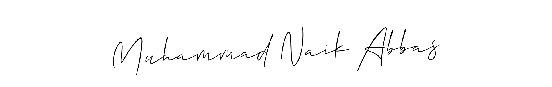Make a beautiful signature design for name Muhammad Naik Abbas. Use this online signature maker to create a handwritten signature for free. Muhammad Naik Abbas signature style 2 images and pictures png