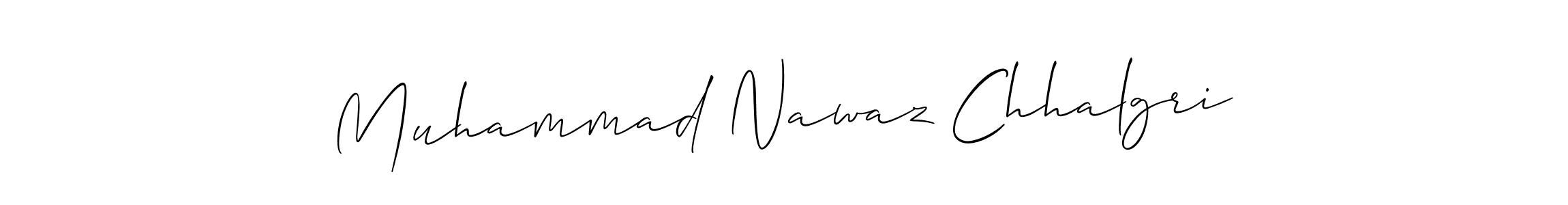 How to Draw Muhammad Nawaz Chhalgri signature style? Allison_Script is a latest design signature styles for name Muhammad Nawaz Chhalgri. Muhammad Nawaz Chhalgri signature style 2 images and pictures png