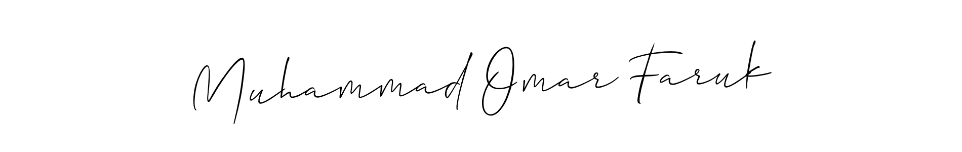 You should practise on your own different ways (Allison_Script) to write your name (Muhammad Omar Faruk) in signature. don't let someone else do it for you. Muhammad Omar Faruk signature style 2 images and pictures png