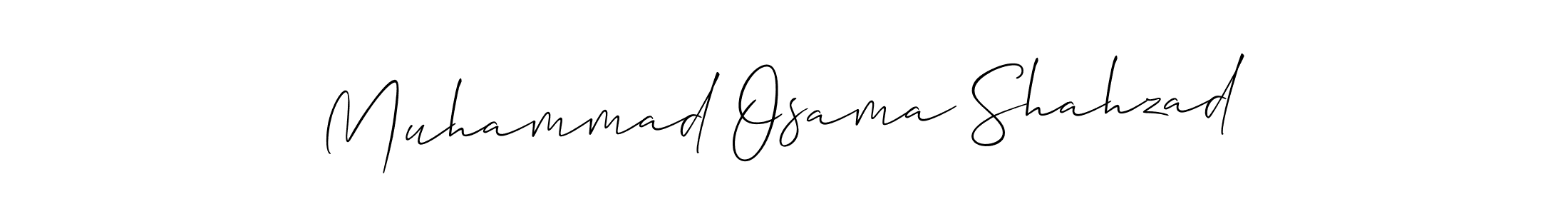 Muhammad Osama Shahzad stylish signature style. Best Handwritten Sign (Allison_Script) for my name. Handwritten Signature Collection Ideas for my name Muhammad Osama Shahzad. Muhammad Osama Shahzad signature style 2 images and pictures png