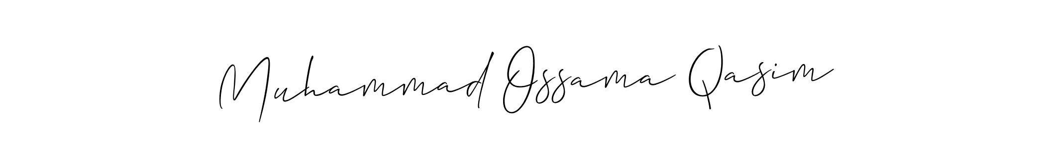 if you are searching for the best signature style for your name Muhammad Ossama Qasim. so please give up your signature search. here we have designed multiple signature styles  using Allison_Script. Muhammad Ossama Qasim signature style 2 images and pictures png