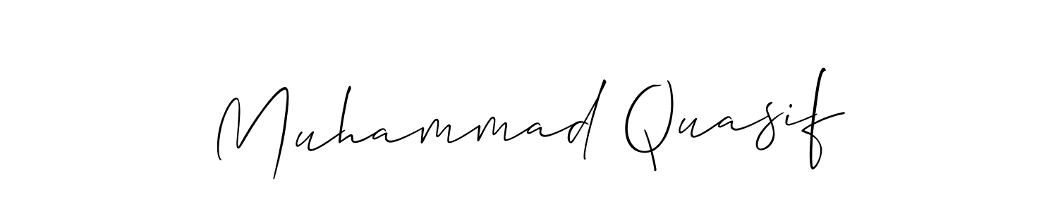 Also we have Muhammad Quasif name is the best signature style. Create professional handwritten signature collection using Allison_Script autograph style. Muhammad Quasif signature style 2 images and pictures png