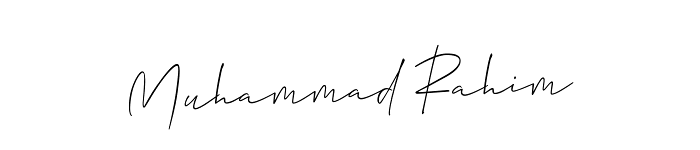 The best way (Allison_Script) to make a short signature is to pick only two or three words in your name. The name Muhammad Rahim include a total of six letters. For converting this name. Muhammad Rahim signature style 2 images and pictures png