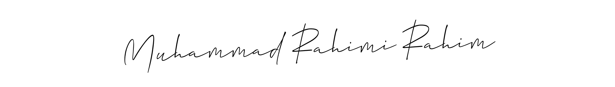 Best and Professional Signature Style for Muhammad Rahimi Rahim. Allison_Script Best Signature Style Collection. Muhammad Rahimi Rahim signature style 2 images and pictures png