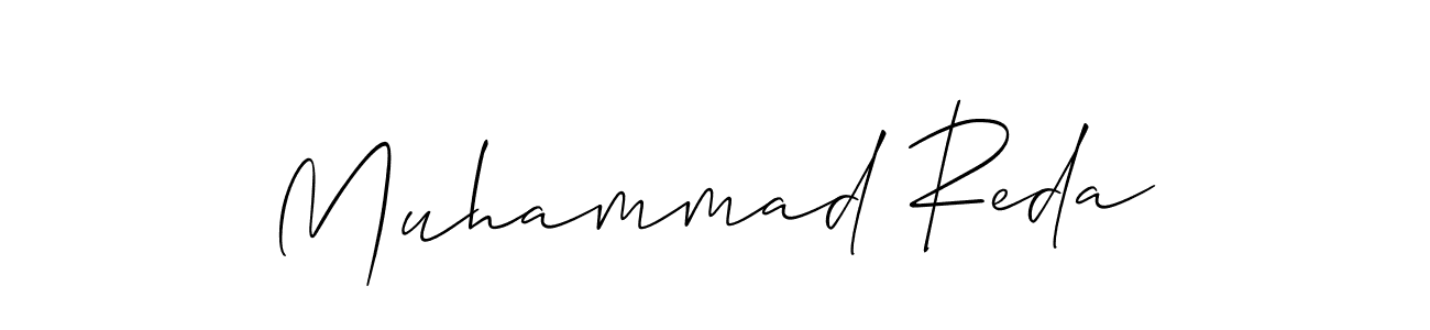 How to Draw Muhammad Reda signature style? Allison_Script is a latest design signature styles for name Muhammad Reda. Muhammad Reda signature style 2 images and pictures png