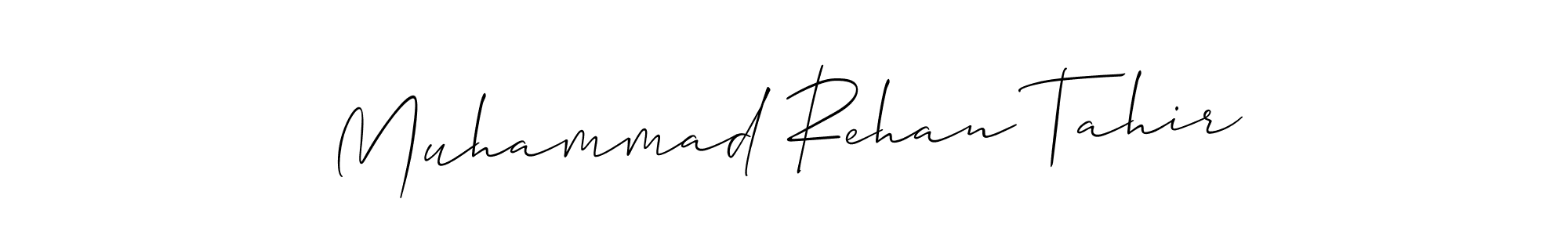 Similarly Allison_Script is the best handwritten signature design. Signature creator online .You can use it as an online autograph creator for name Muhammad Rehan Tahir. Muhammad Rehan Tahir signature style 2 images and pictures png