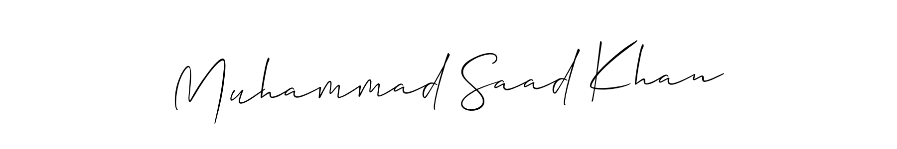 Make a beautiful signature design for name Muhammad Saad Khan. Use this online signature maker to create a handwritten signature for free. Muhammad Saad Khan signature style 2 images and pictures png
