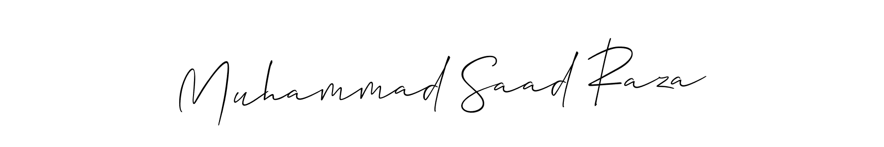 See photos of Muhammad Saad Raza official signature by Spectra . Check more albums & portfolios. Read reviews & check more about Allison_Script font. Muhammad Saad Raza signature style 2 images and pictures png