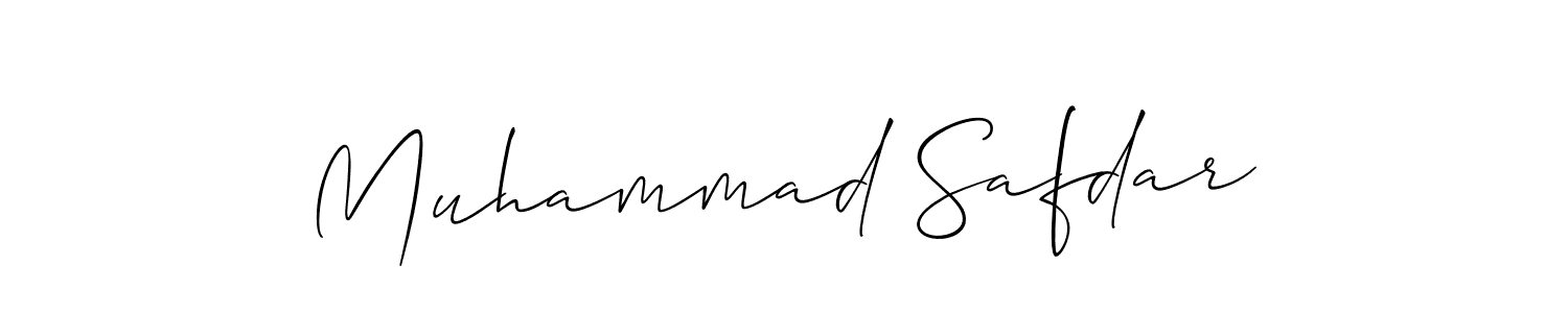 Make a short Muhammad Safdar signature style. Manage your documents anywhere anytime using Allison_Script. Create and add eSignatures, submit forms, share and send files easily. Muhammad Safdar signature style 2 images and pictures png