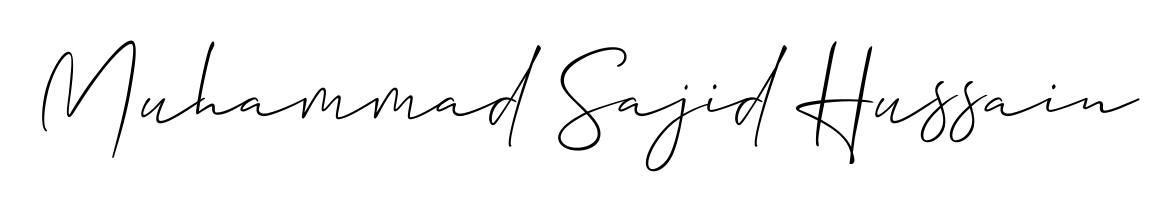 This is the best signature style for the Muhammad Sajid Hussain name. Also you like these signature font (Allison_Script). Mix name signature. Muhammad Sajid Hussain signature style 2 images and pictures png