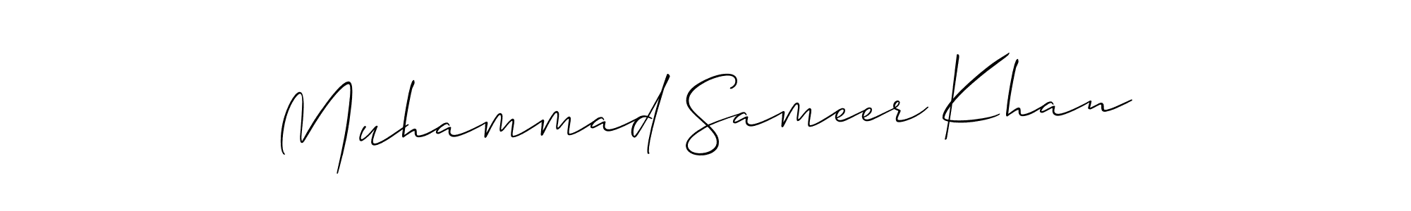 Also You can easily find your signature by using the search form. We will create Muhammad Sameer Khan name handwritten signature images for you free of cost using Allison_Script sign style. Muhammad Sameer Khan signature style 2 images and pictures png