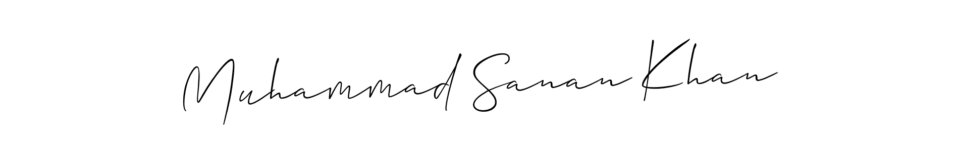 Similarly Allison_Script is the best handwritten signature design. Signature creator online .You can use it as an online autograph creator for name Muhammad Sanan Khan. Muhammad Sanan Khan signature style 2 images and pictures png