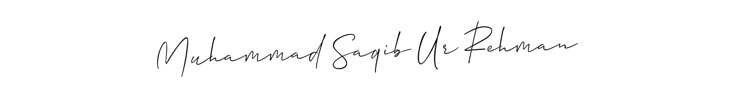 How to make Muhammad Saqib Ur Rehman signature? Allison_Script is a professional autograph style. Create handwritten signature for Muhammad Saqib Ur Rehman name. Muhammad Saqib Ur Rehman signature style 2 images and pictures png