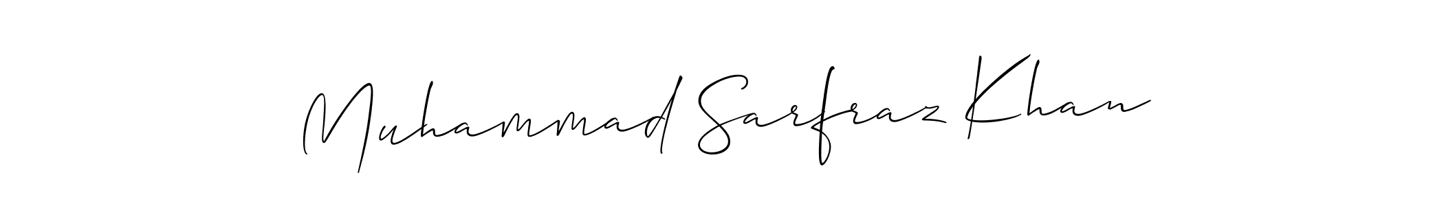 How to Draw Muhammad Sarfraz Khan signature style? Allison_Script is a latest design signature styles for name Muhammad Sarfraz Khan. Muhammad Sarfraz Khan signature style 2 images and pictures png