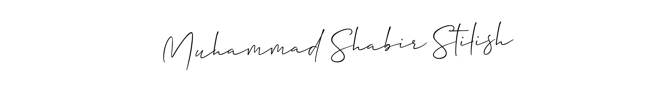 Make a beautiful signature design for name Muhammad Shabir Stilish. Use this online signature maker to create a handwritten signature for free. Muhammad Shabir Stilish signature style 2 images and pictures png