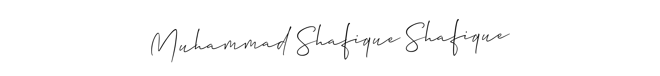 How to make Muhammad Shafique Shafique signature? Allison_Script is a professional autograph style. Create handwritten signature for Muhammad Shafique Shafique name. Muhammad Shafique Shafique signature style 2 images and pictures png