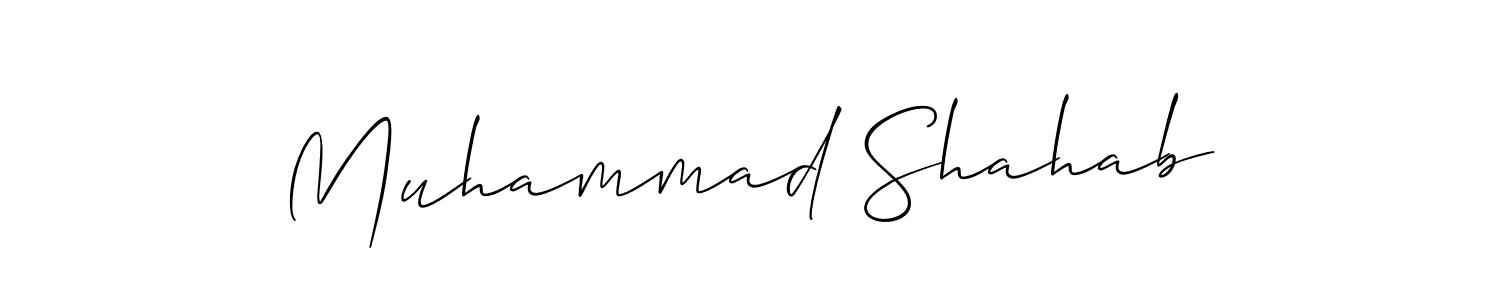 Once you've used our free online signature maker to create your best signature Allison_Script style, it's time to enjoy all of the benefits that Muhammad Shahab name signing documents. Muhammad Shahab signature style 2 images and pictures png