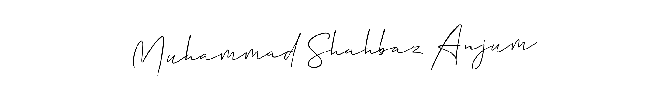 How to make Muhammad Shahbaz Anjum signature? Allison_Script is a professional autograph style. Create handwritten signature for Muhammad Shahbaz Anjum name. Muhammad Shahbaz Anjum signature style 2 images and pictures png