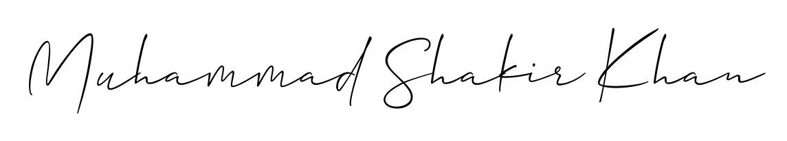You can use this online signature creator to create a handwritten signature for the name Muhammad Shakir Khan. This is the best online autograph maker. Muhammad Shakir Khan signature style 2 images and pictures png