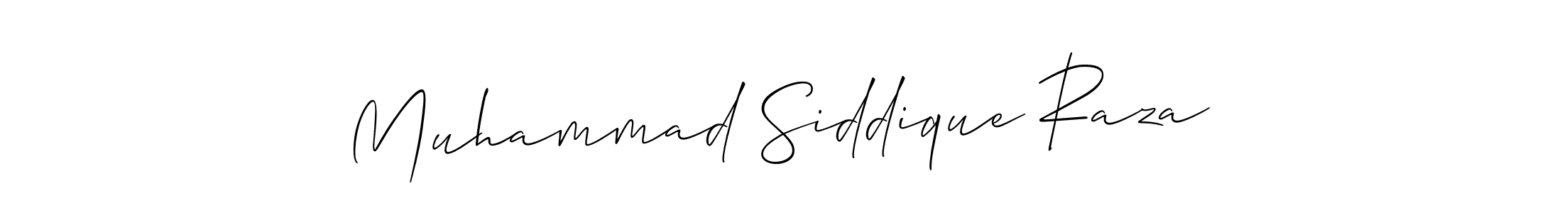 It looks lik you need a new signature style for name Muhammad Siddique Raza. Design unique handwritten (Allison_Script) signature with our free signature maker in just a few clicks. Muhammad Siddique Raza signature style 2 images and pictures png