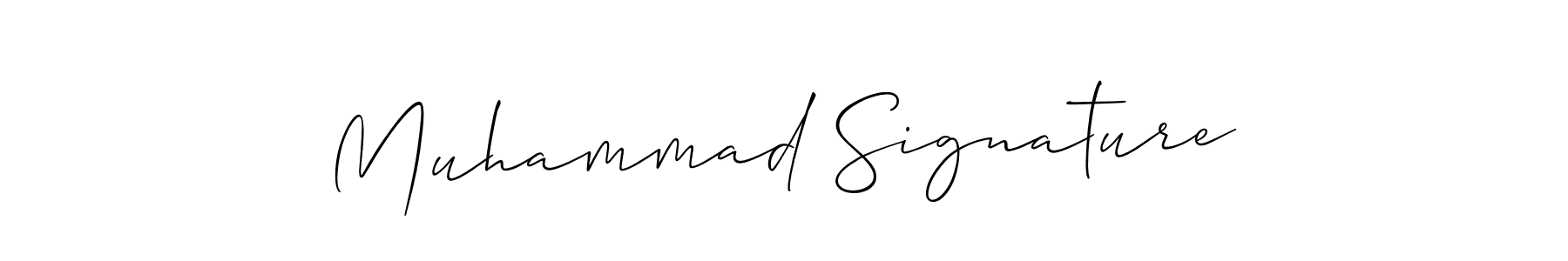 Create a beautiful signature design for name Muhammad Signature. With this signature (Allison_Script) fonts, you can make a handwritten signature for free. Muhammad Signature signature style 2 images and pictures png