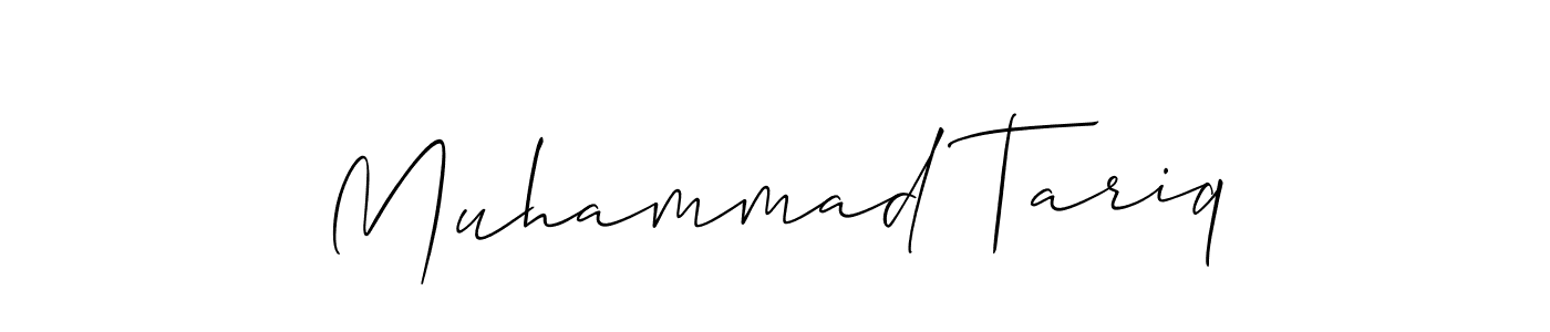 Make a beautiful signature design for name Muhammad Tariq. With this signature (Allison_Script) style, you can create a handwritten signature for free. Muhammad Tariq signature style 2 images and pictures png