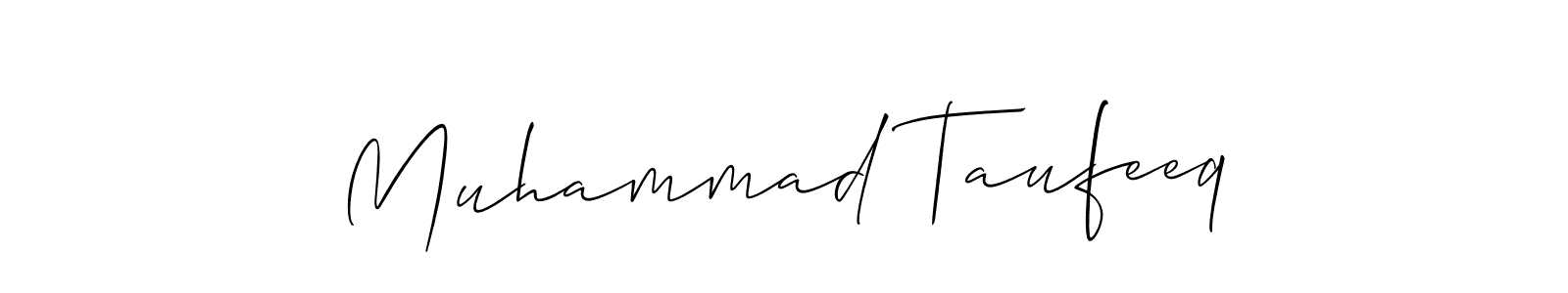 Best and Professional Signature Style for Muhammad Taufeeq. Allison_Script Best Signature Style Collection. Muhammad Taufeeq signature style 2 images and pictures png