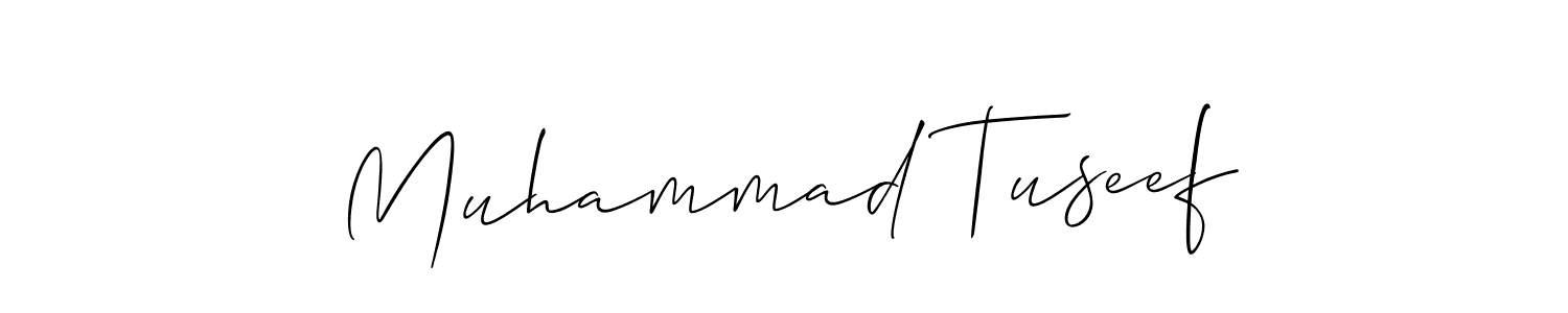 Once you've used our free online signature maker to create your best signature Allison_Script style, it's time to enjoy all of the benefits that Muhammad Tuseef name signing documents. Muhammad Tuseef signature style 2 images and pictures png