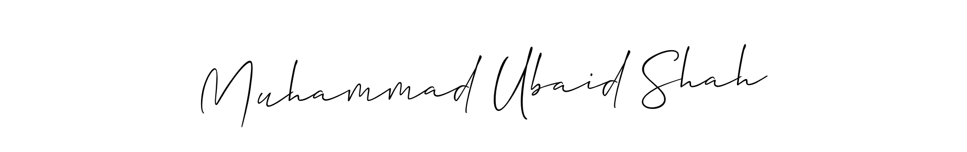 Make a beautiful signature design for name Muhammad Ubaid Shah. Use this online signature maker to create a handwritten signature for free. Muhammad Ubaid Shah signature style 2 images and pictures png